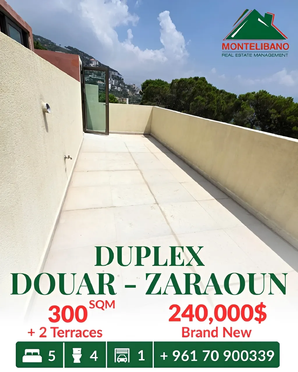 Apartment for sale in Douar, Lebanon - 5 bed, 4 bath