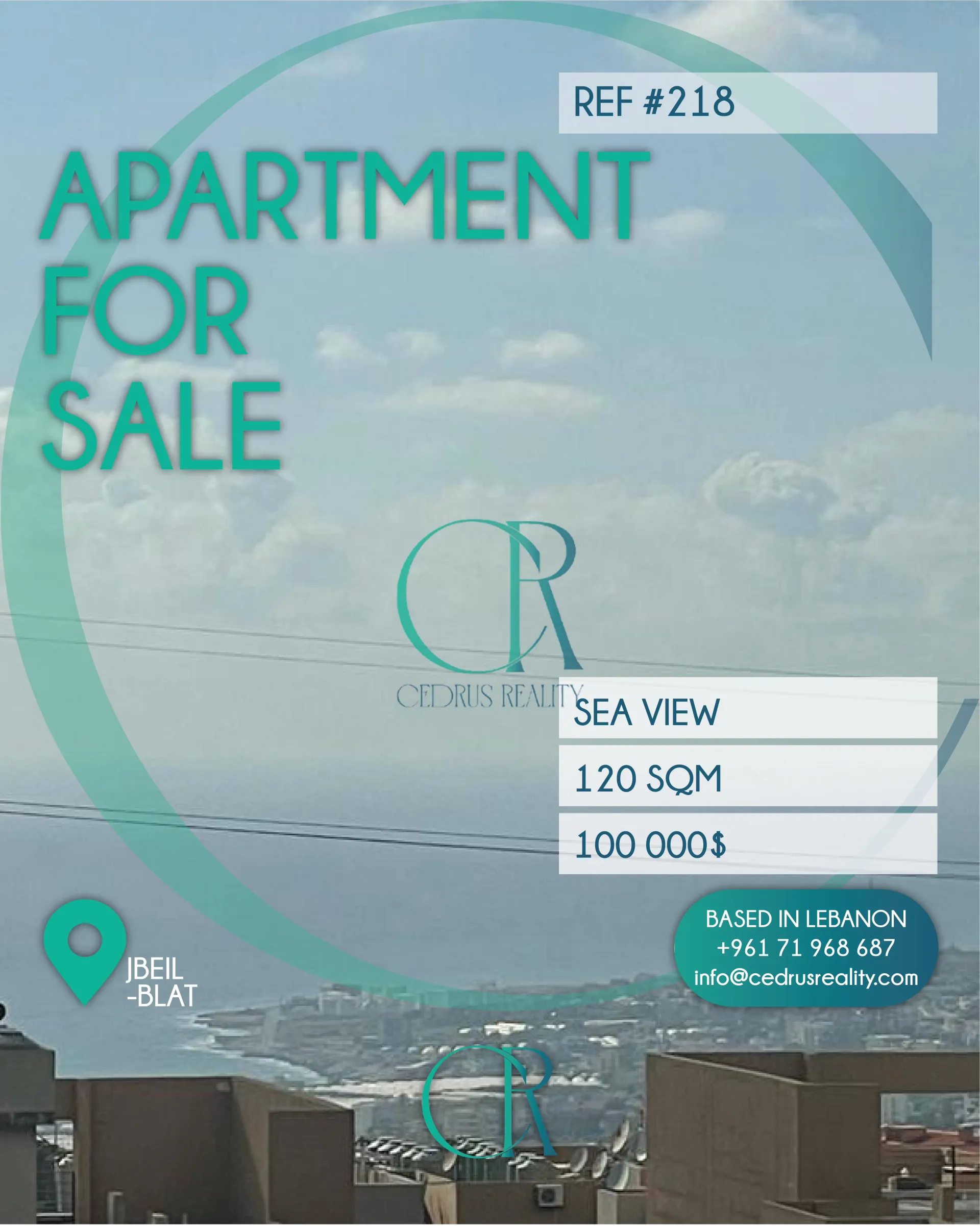 Apartment for sale in Jbeil, Lebanon