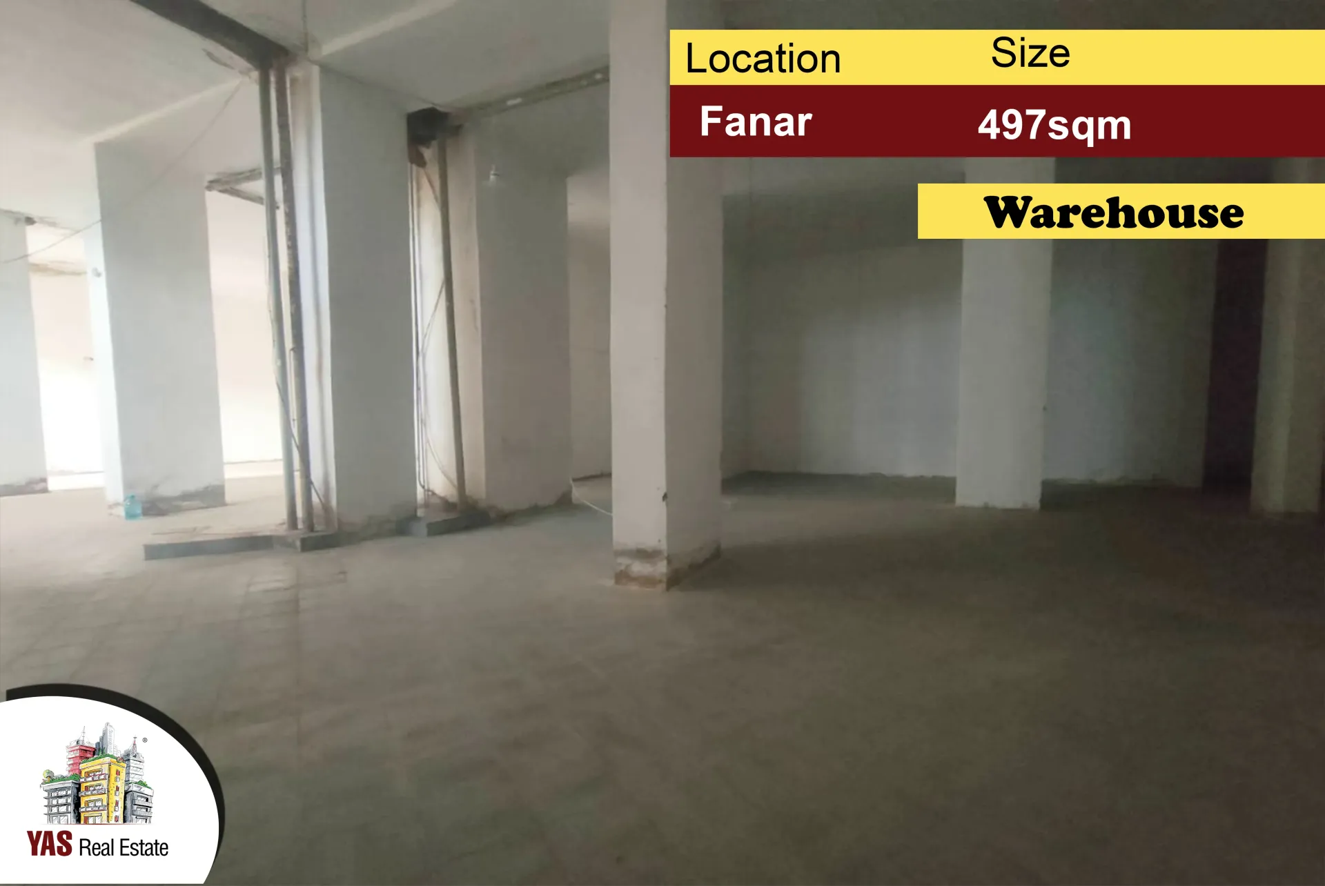 Warehouse for sale in Fanar