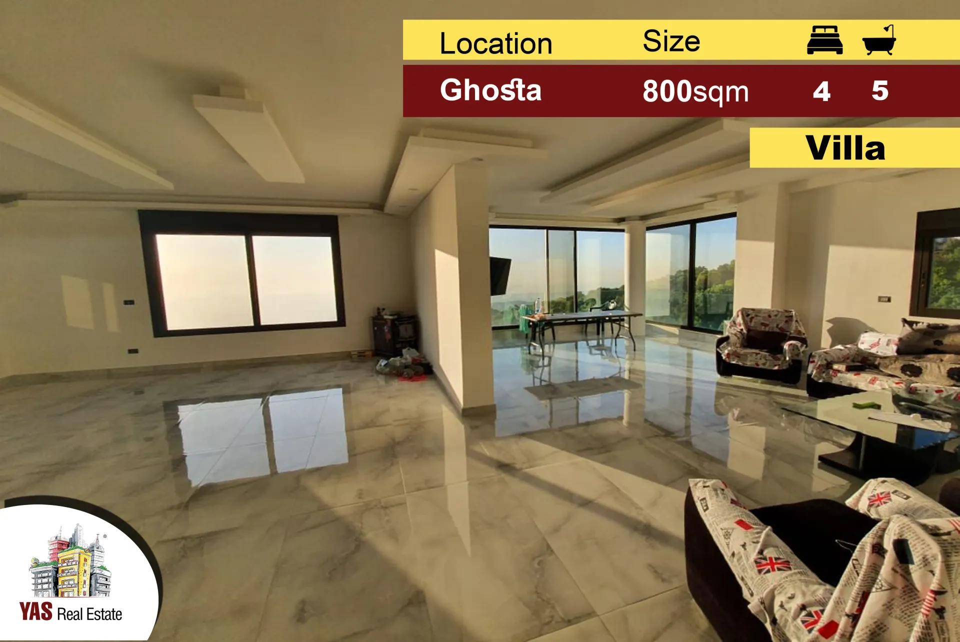 Villa for Sale in Ghosta - 4 bed, 4 bath