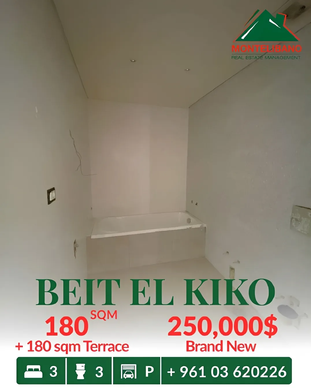 Apartment for sale in Beit El Kiko, Lebanon