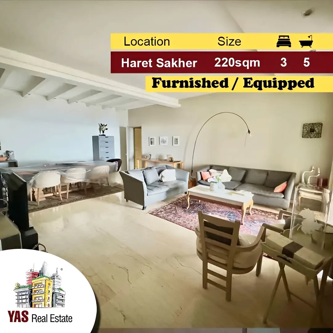 Apartment for Sale in Haret Sakhr - 3 bed, 5 bath