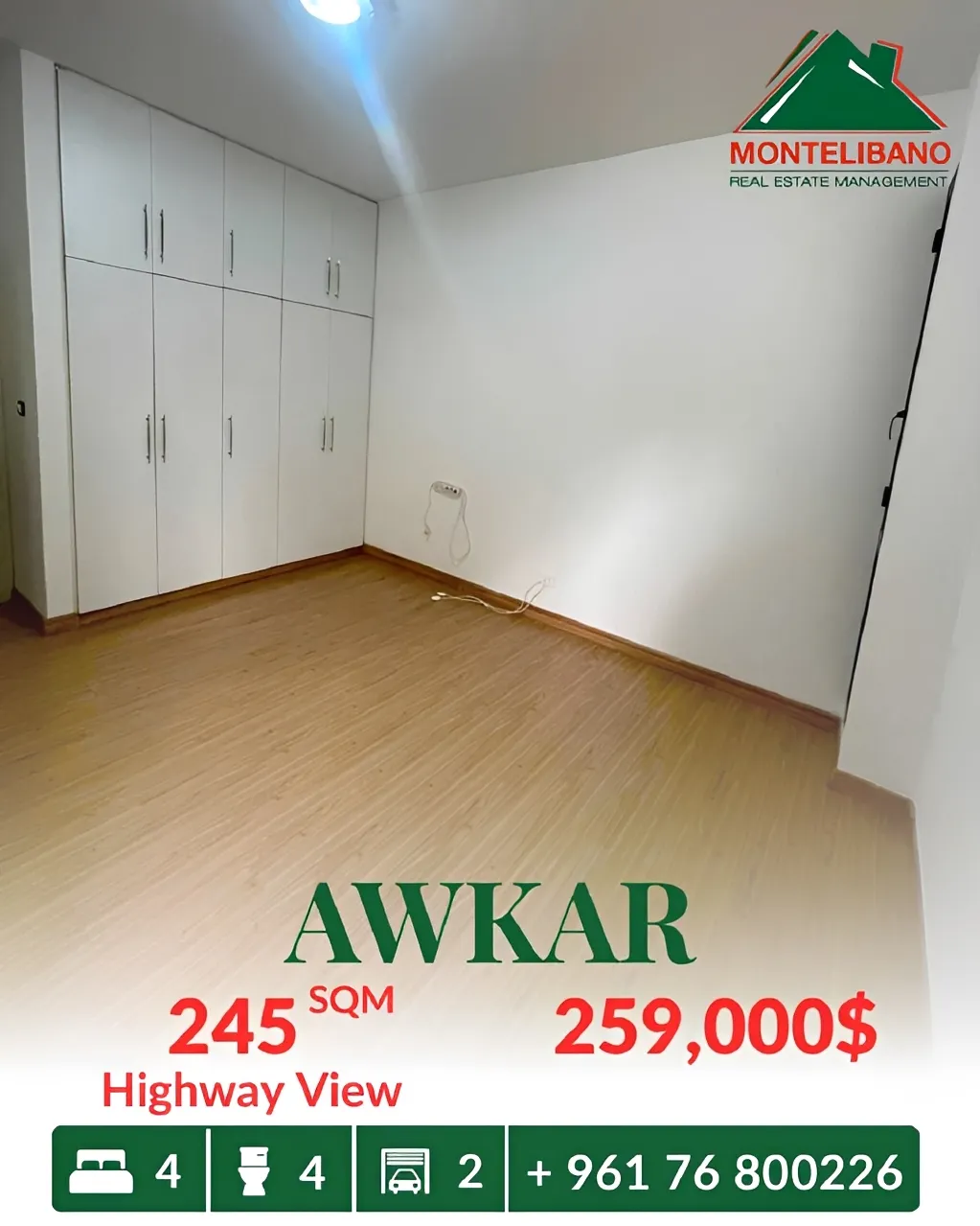 Apartment for sale in Beit Aaoukar, Lebanon