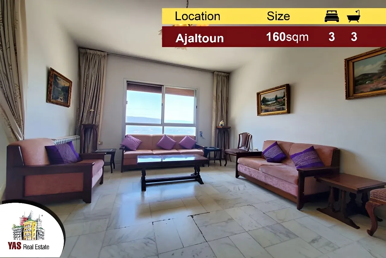 Apartment for Sale in Ajaltoun