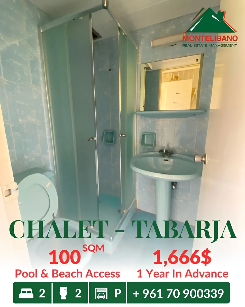 Chalet for rent in Tabarja, Lebanon