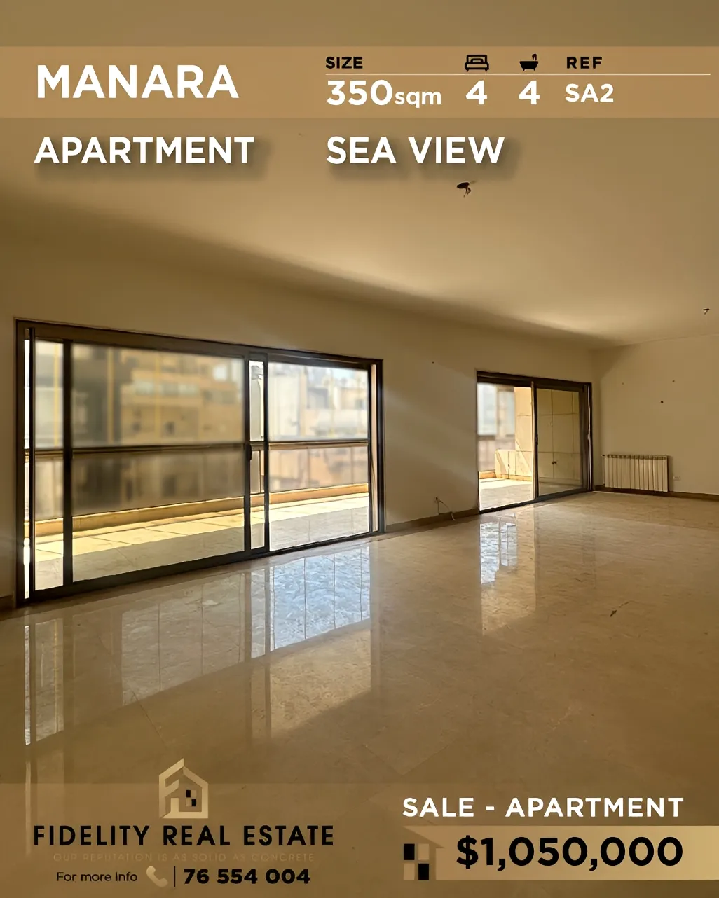 Apartment for sale in Manara
