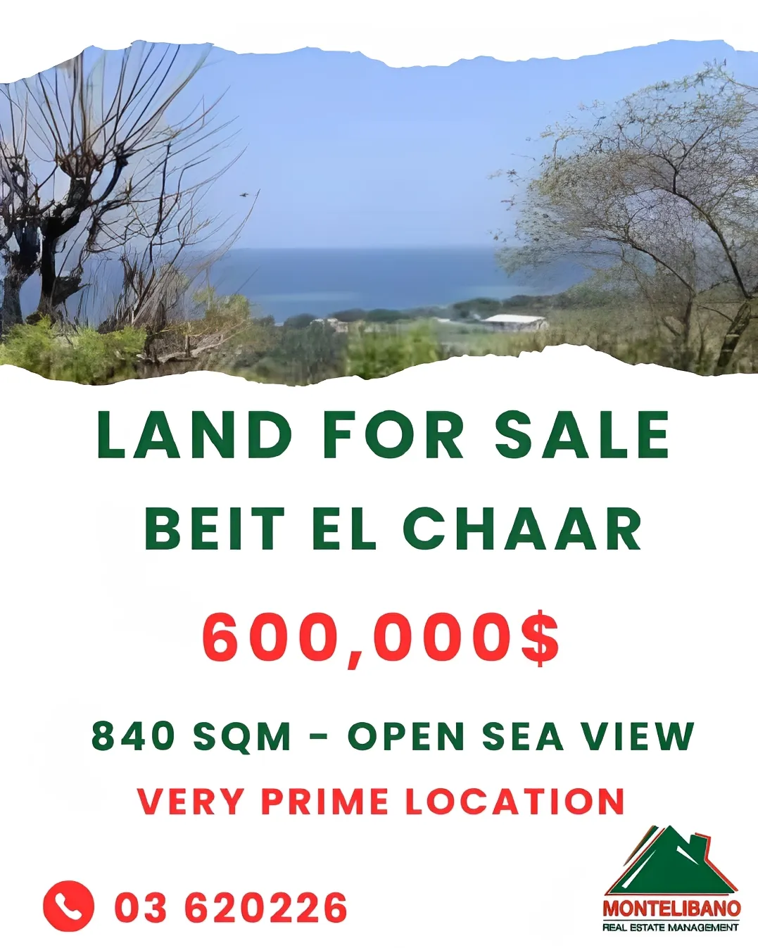 Residential Land for sale in Beit El Chaar, Lebanon
