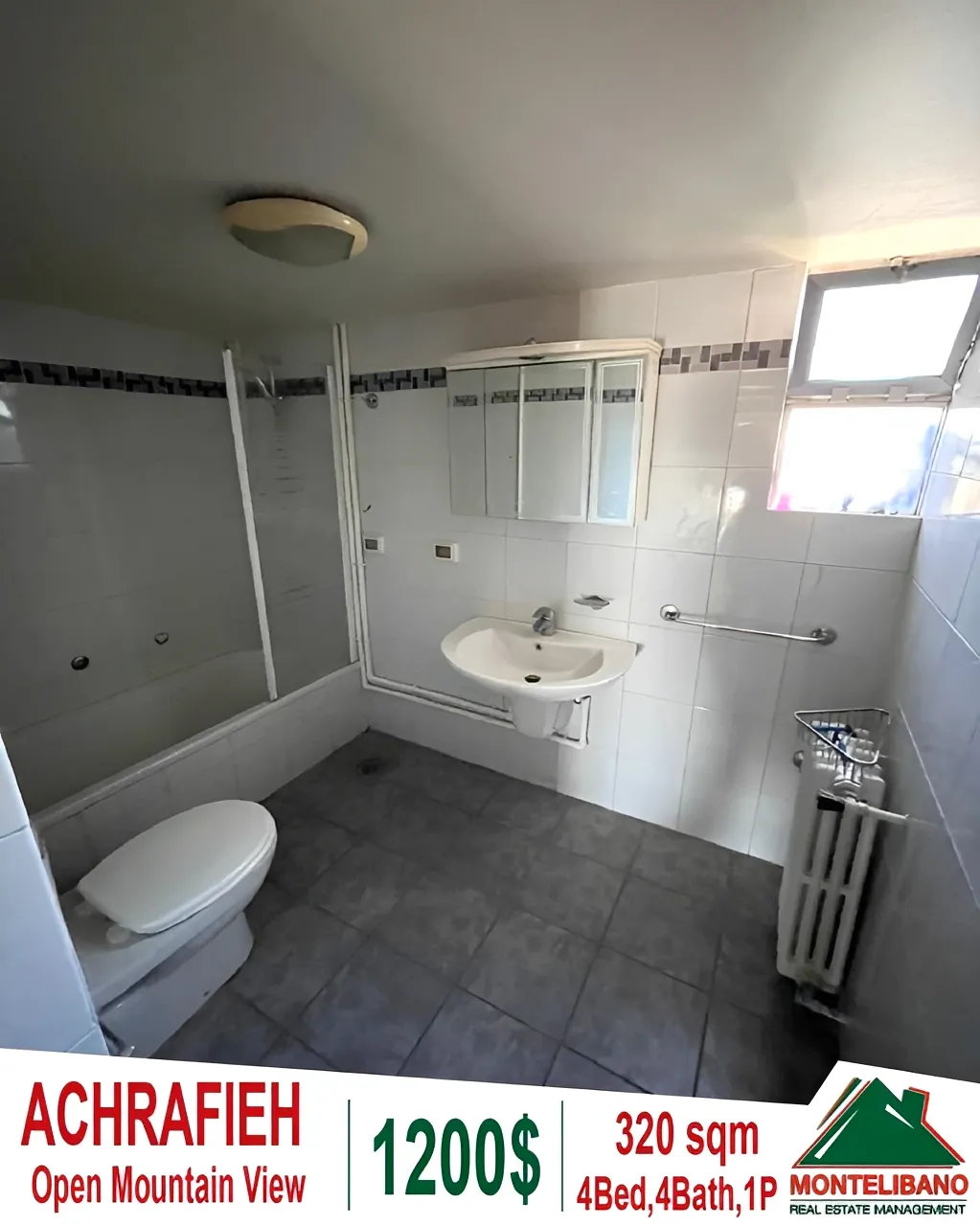 Apartment for Rent in Achrafieh, Beirut, Lebanon