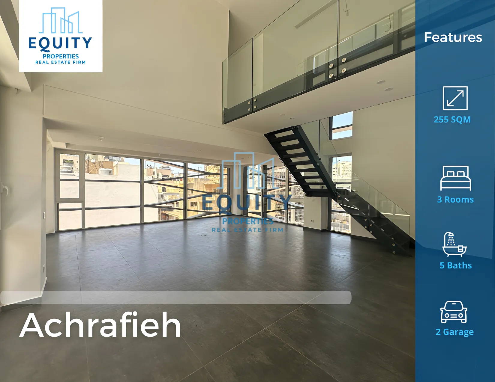 Duplex for Sale in Ashrafieh - 3 bed, 5 bath