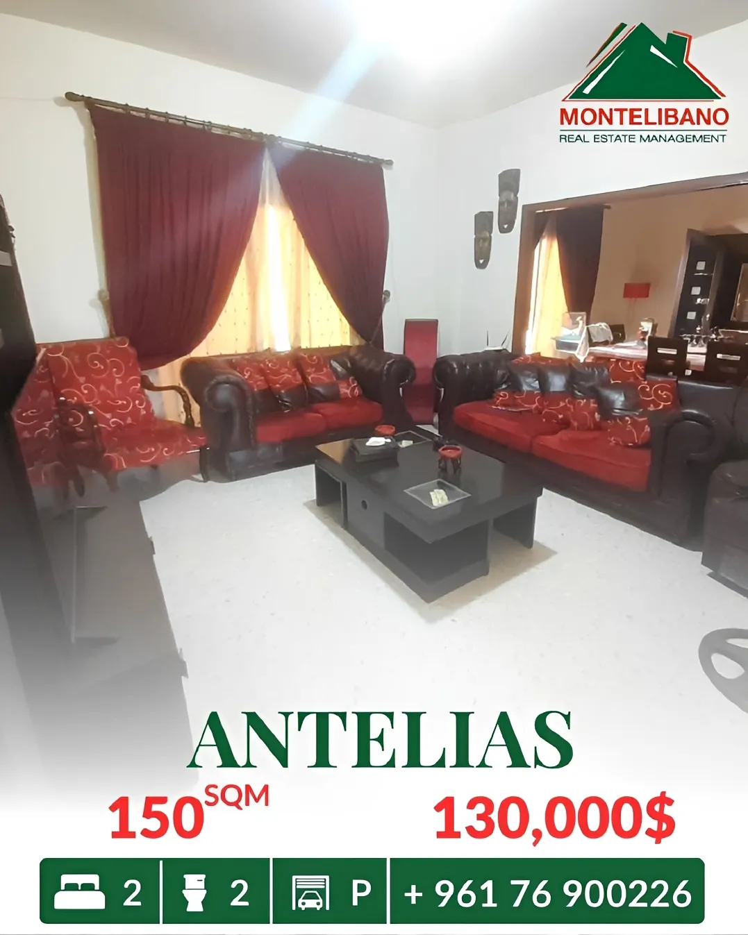 Apartment for sale in Antelias