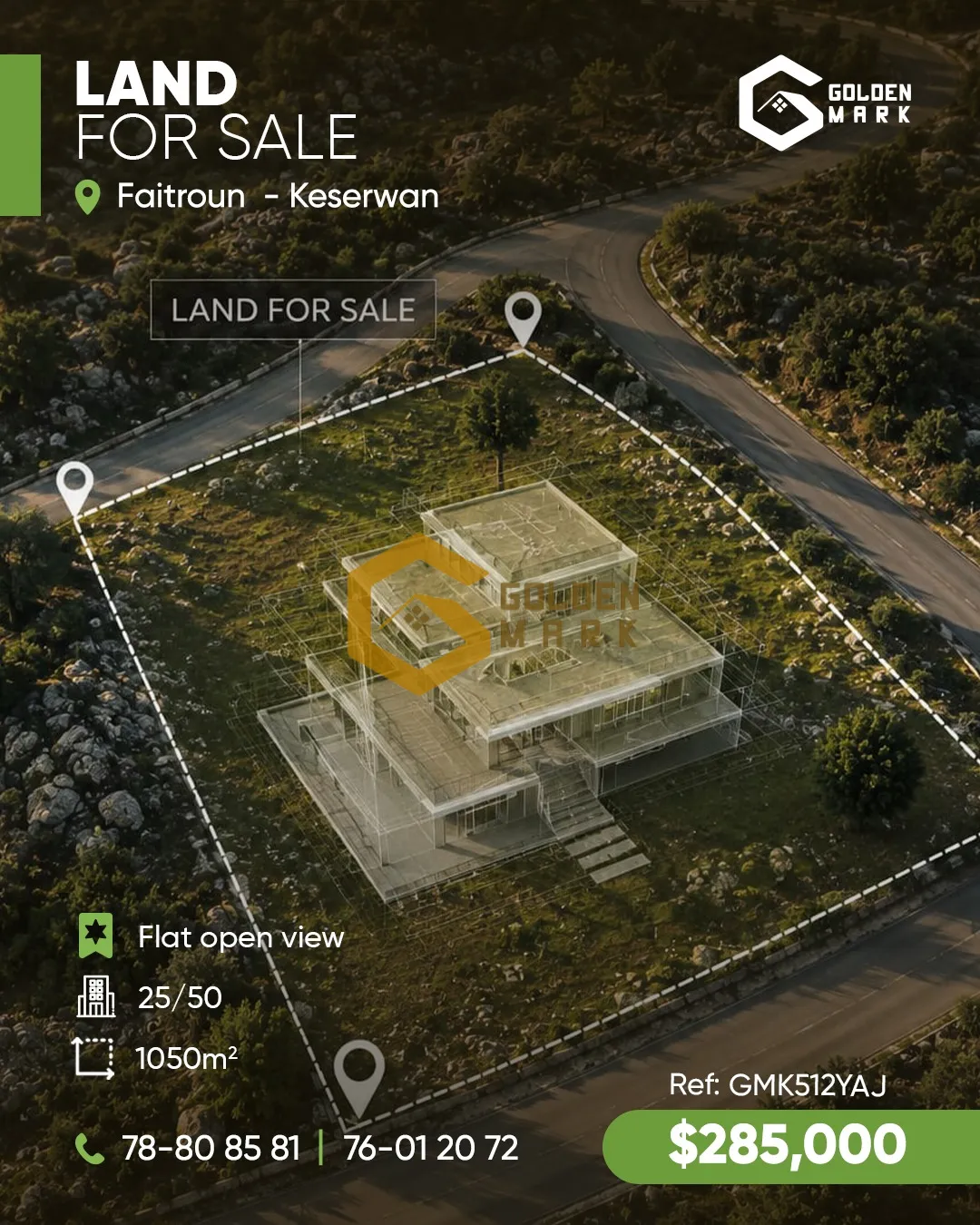 Land for Sale in Faitroun