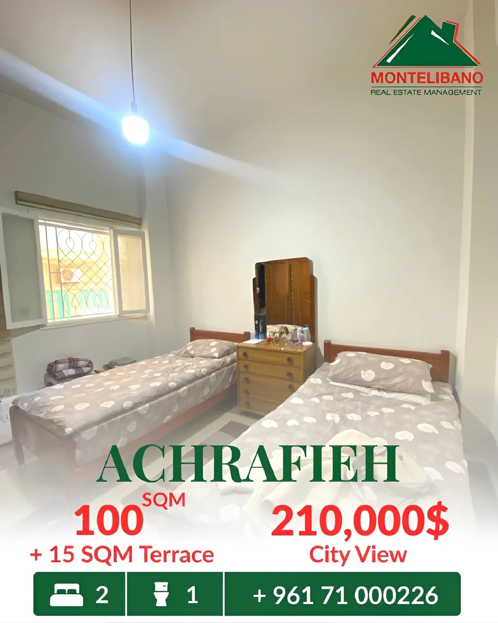 Apartment for sale in Achrafieh, Beirut, Lebanon