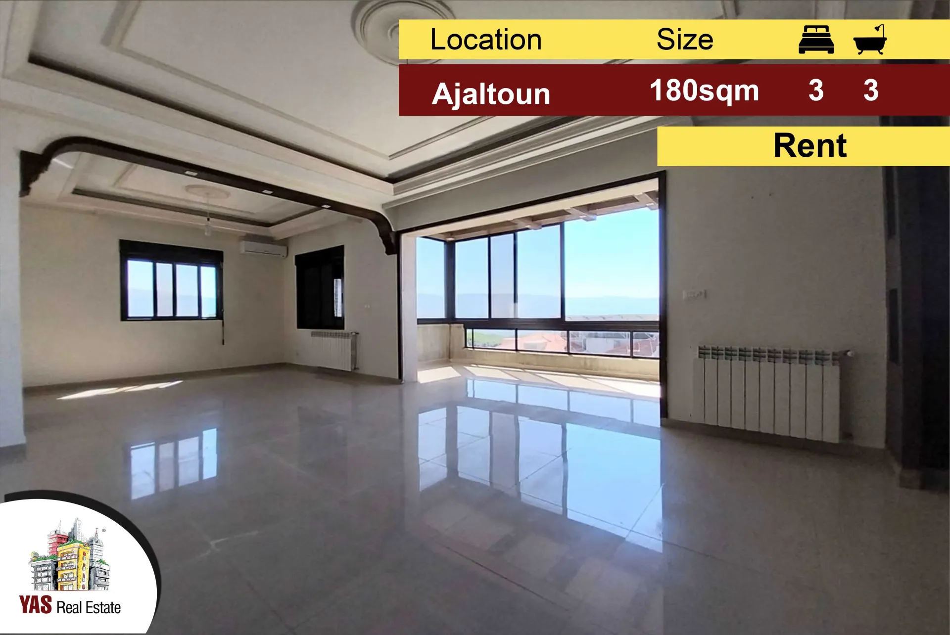 Apartment for Rent in Ajaltoun