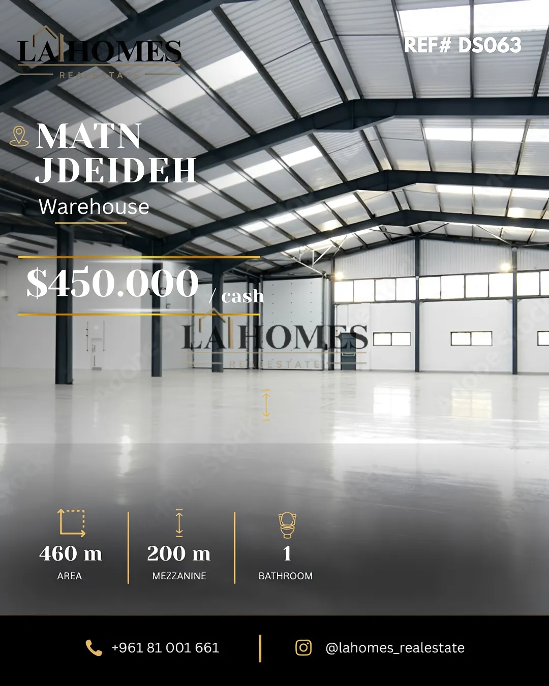 Warehouse for sale in Jdeideh