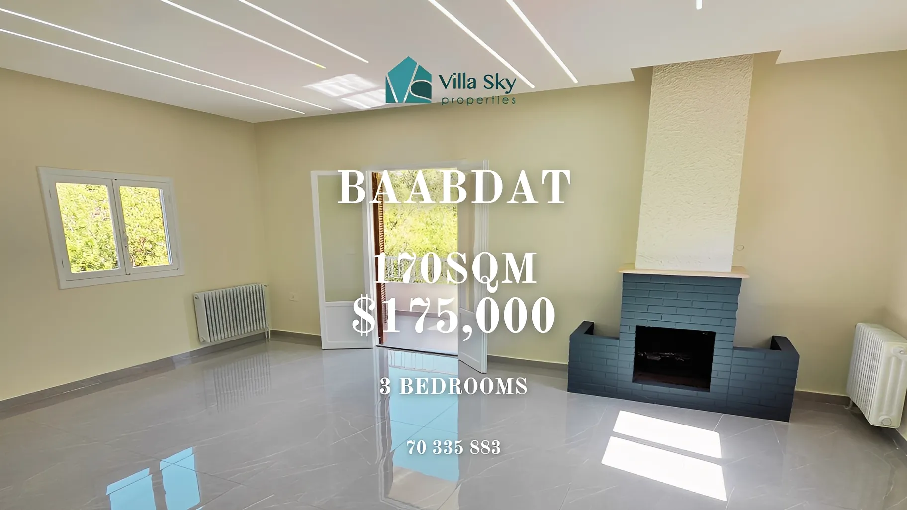 Apartment for Sale in Baabdat, Lebanon - 3 bed, 2 bath