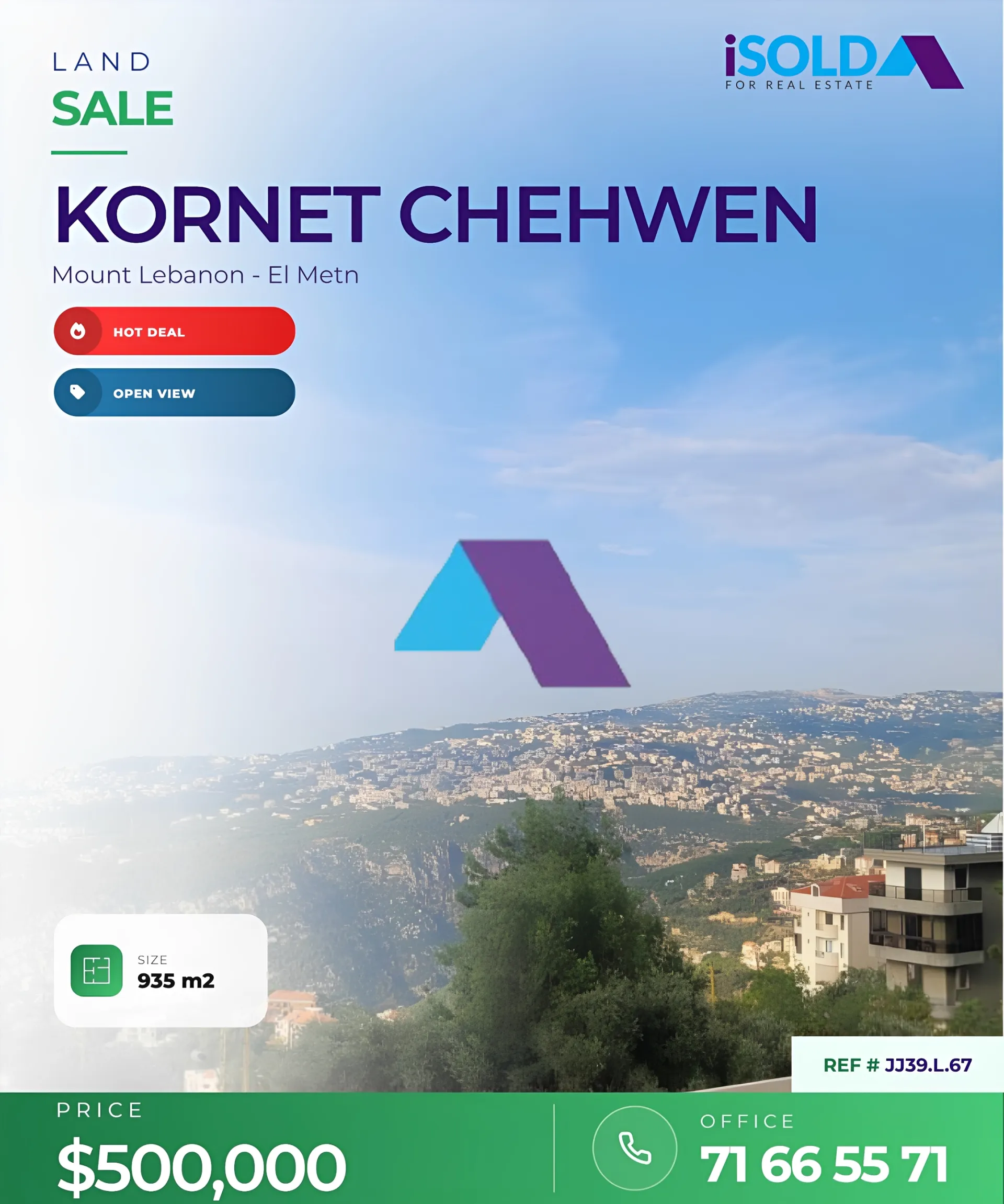 Residential Land for sale in Kornet Chehwan, Lebanon