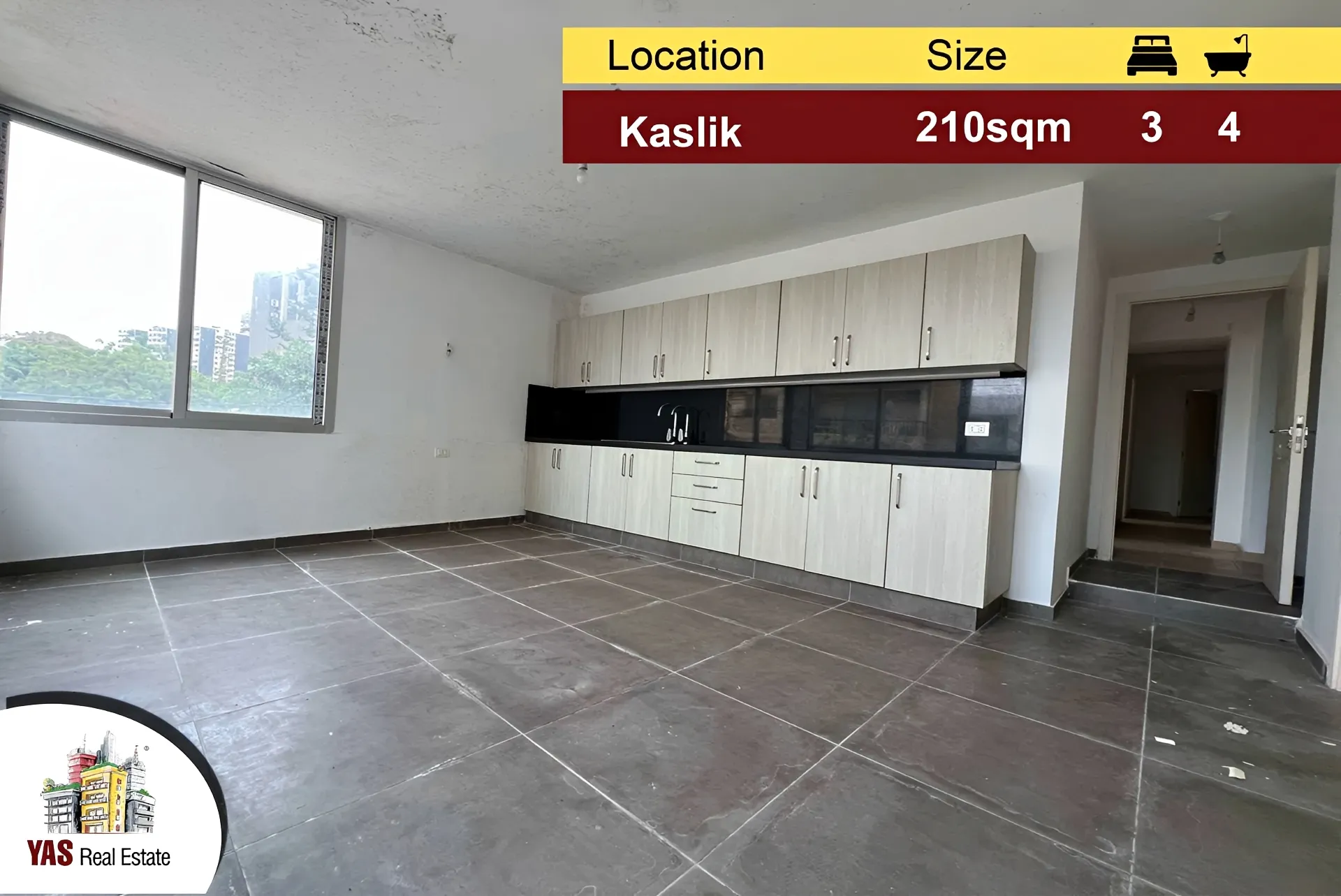 Apartment for Sale in Kaslik - 3 bed, 4 bath
