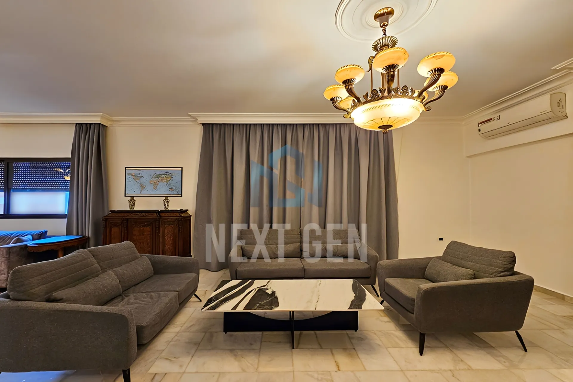 Apartment for rent in Raoucheh, Beirut, Lebanon - 4 bed, 5 bath