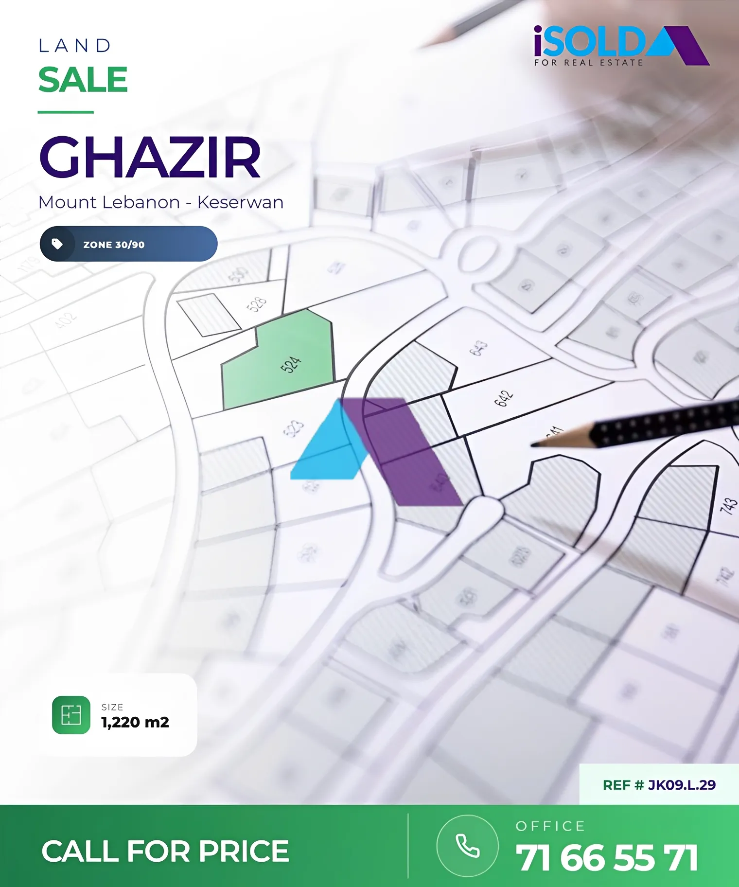 Residential Land for sale in Ghazir