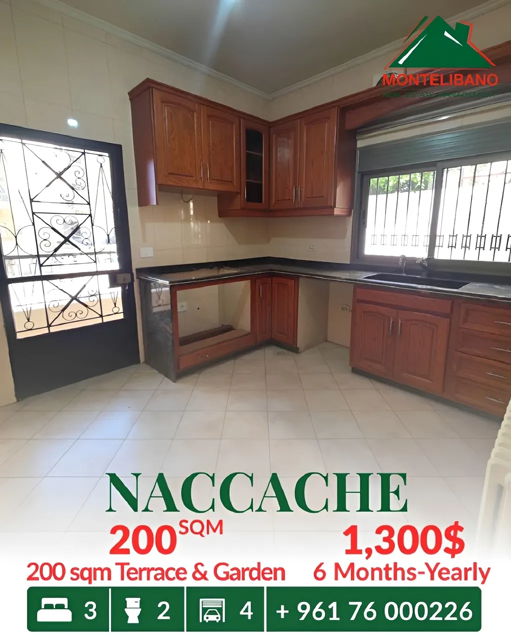 House for rent in Naccache