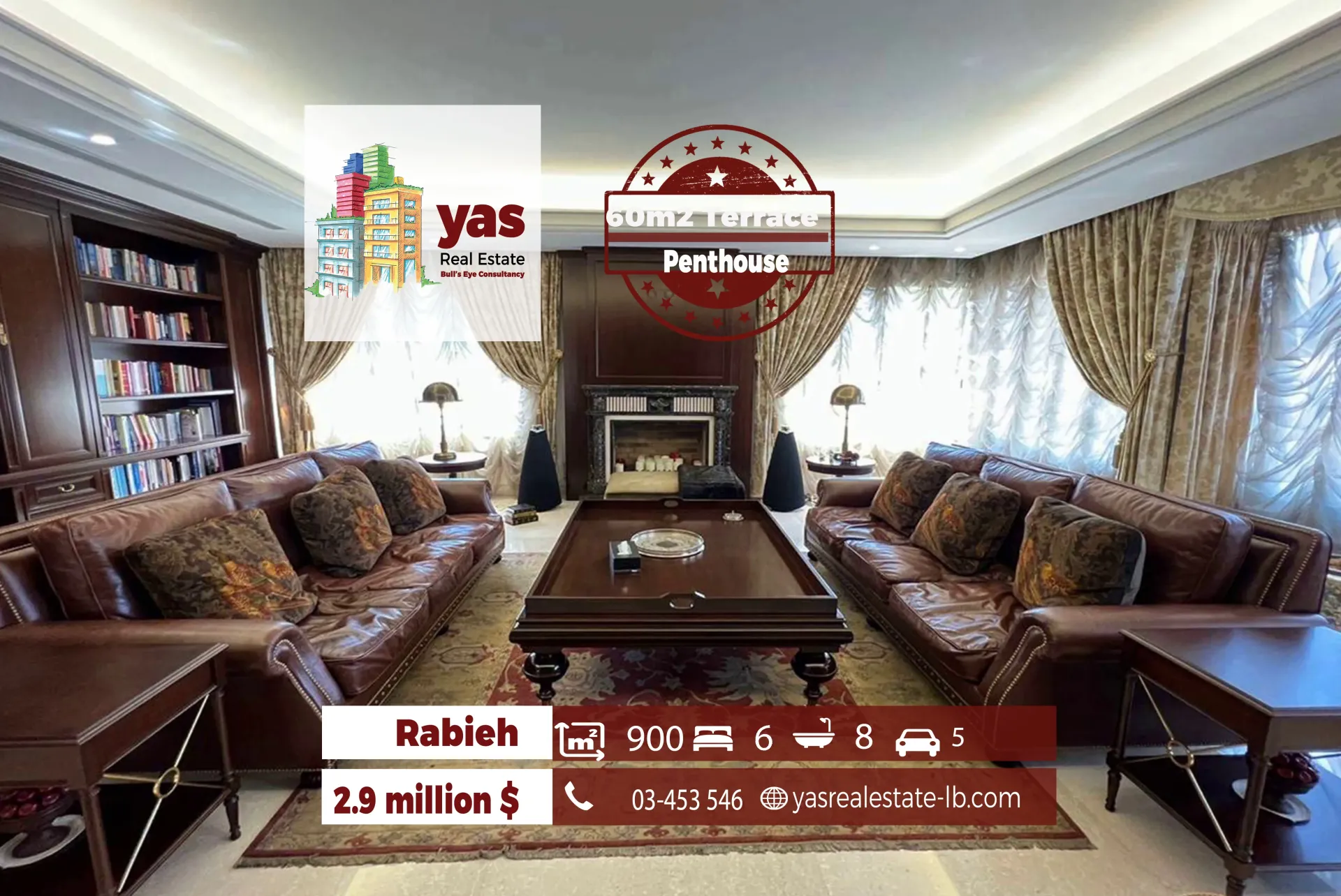 Apartment for Sale in Rabieh