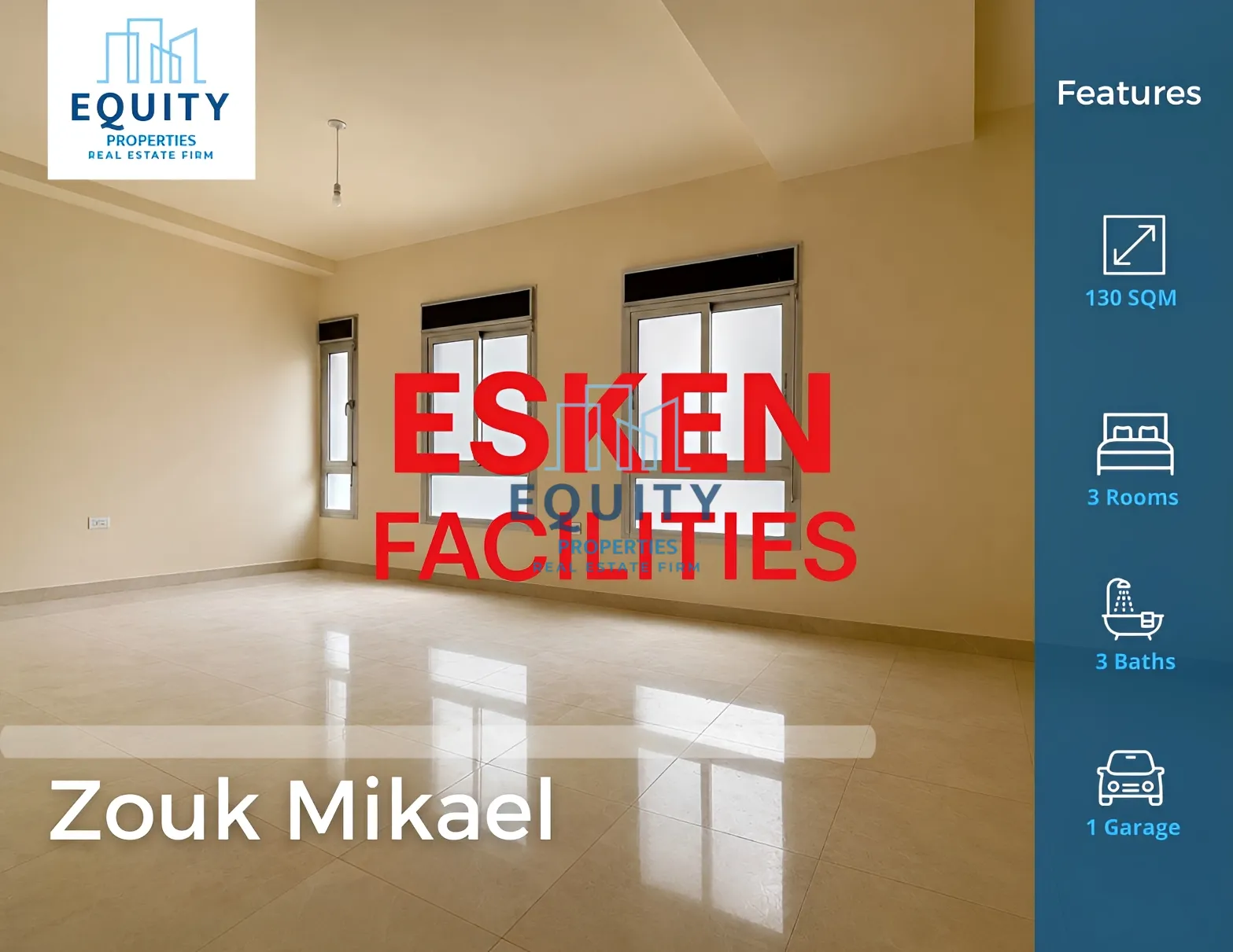 Apartment for sale in Zouk Mikael, Lebanon