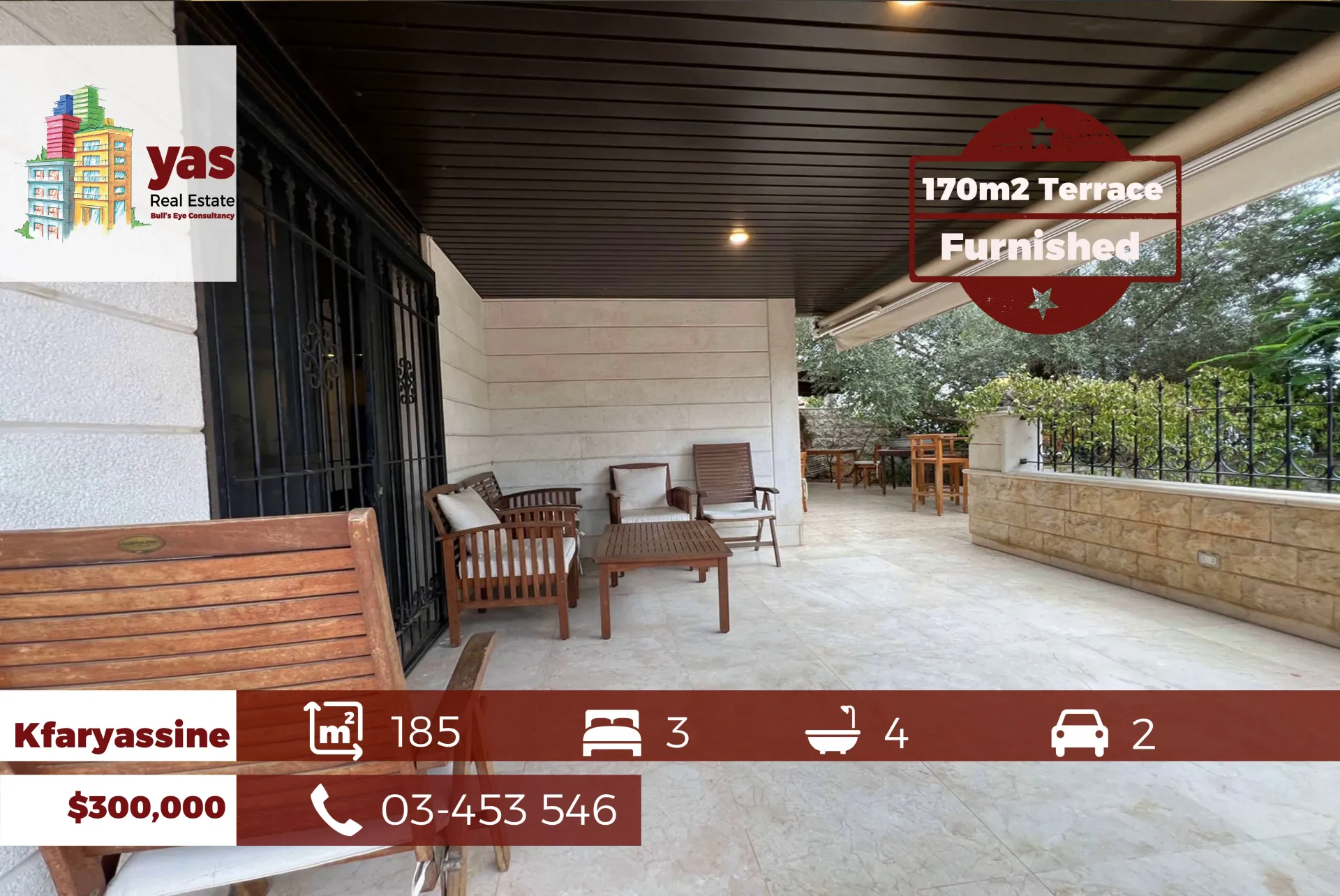 Apartment for Sale in Kfar Yassine