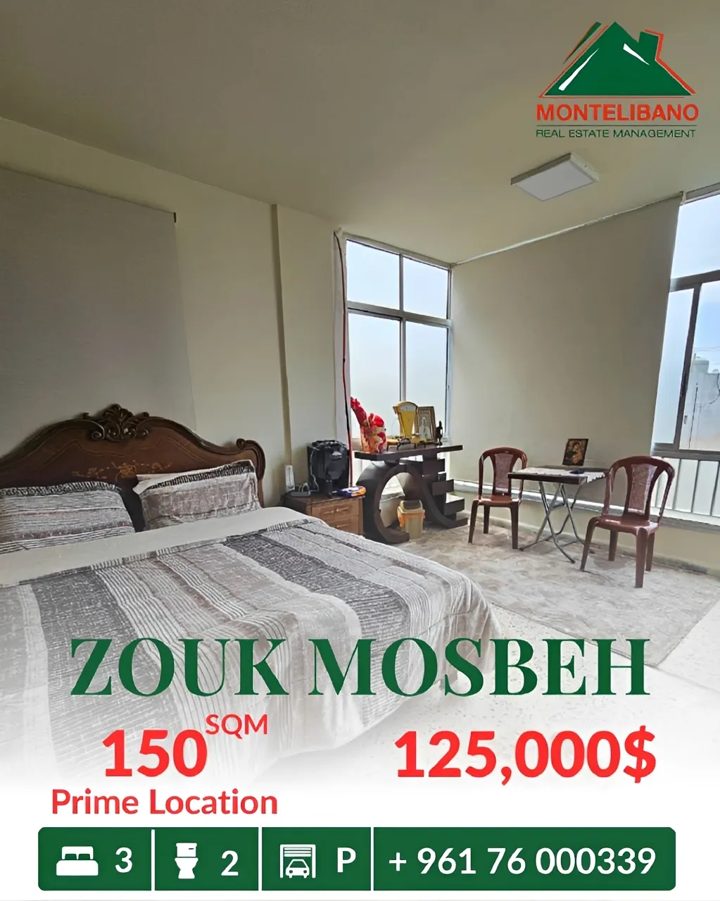 Apartment for sale in Zouk Mosbeh, Lebanon