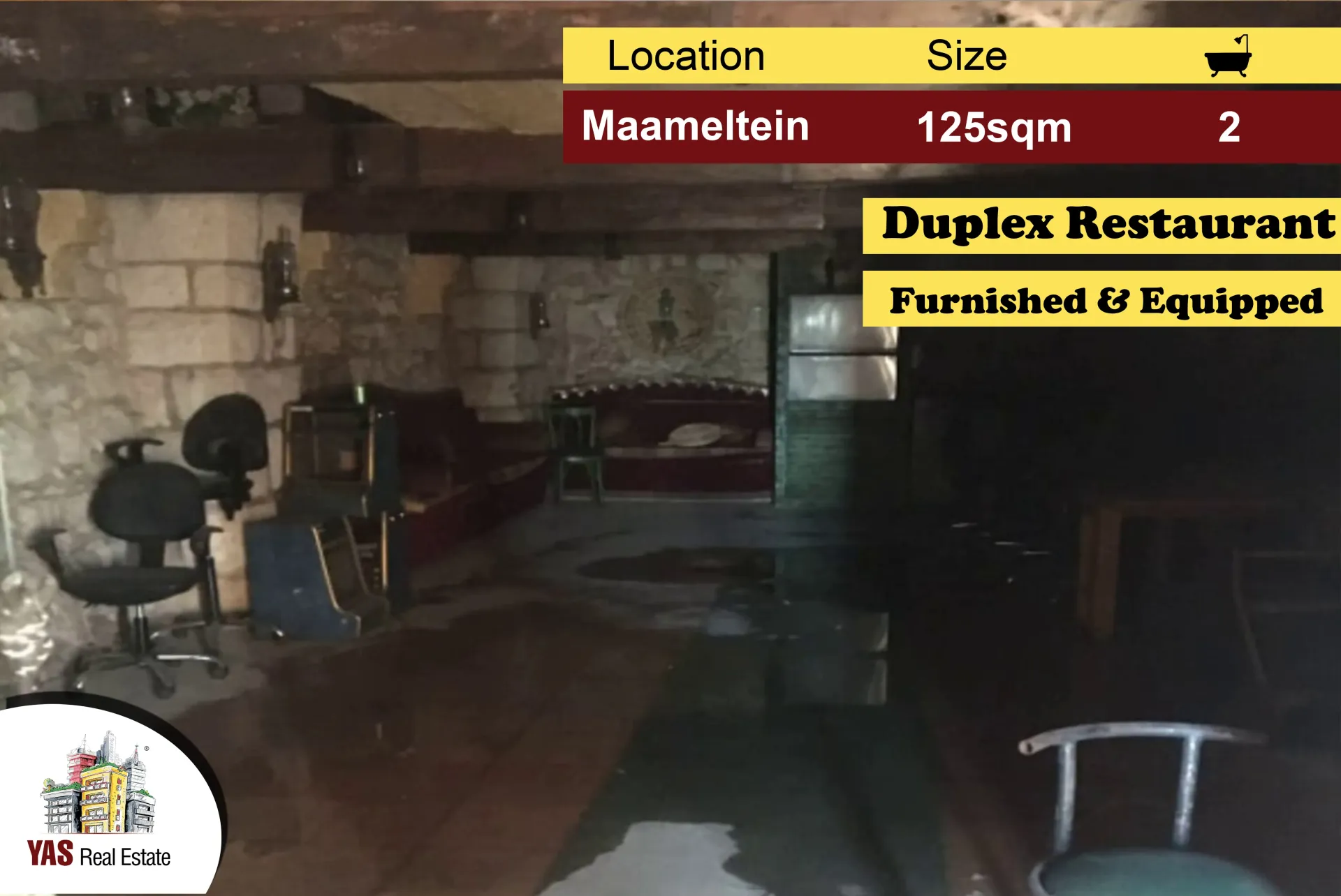 Restaurant for sale in Maameltein