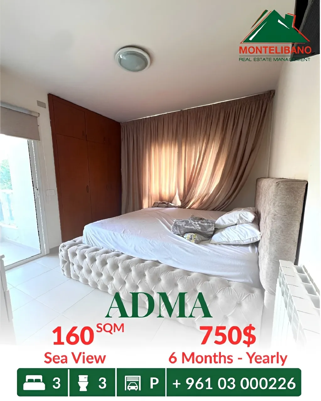 Apartment for rent in Adma w Dafnah