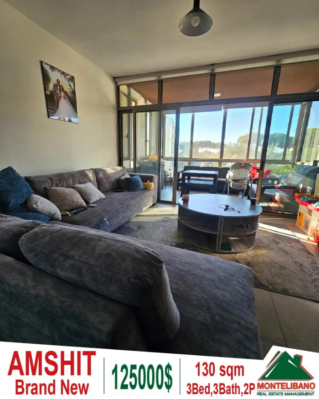 Apartment for sale in Aamchit, Lebanon - 3 bed, 3 bath