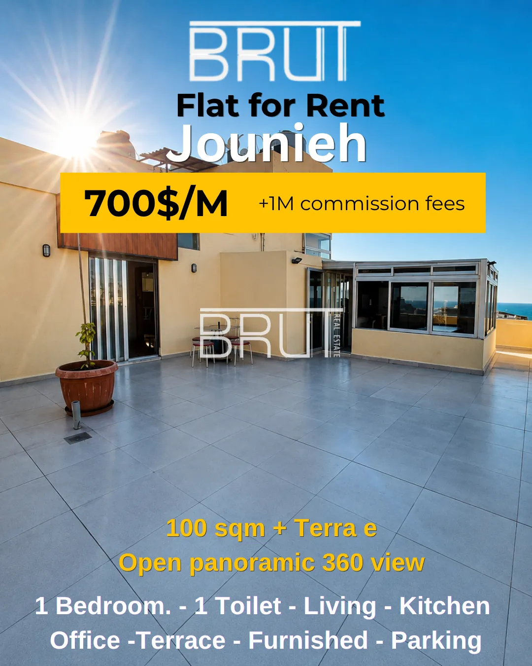 Apartment for rent in Jounieh, lebanon