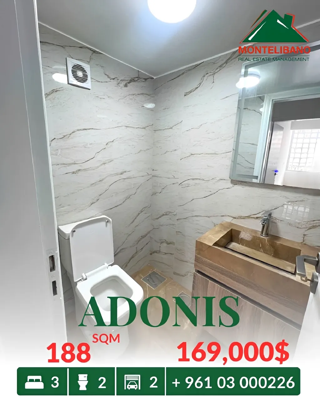 Apartment for sale in Adonis, Lebanon