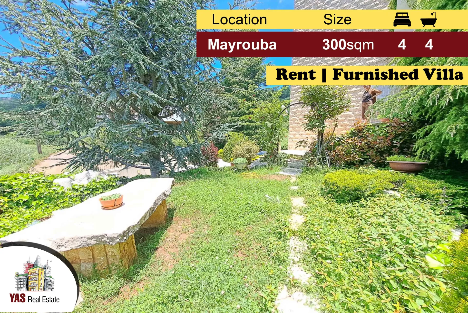 Villa for Rent in Mayrouba - 4 bed, 4 bath