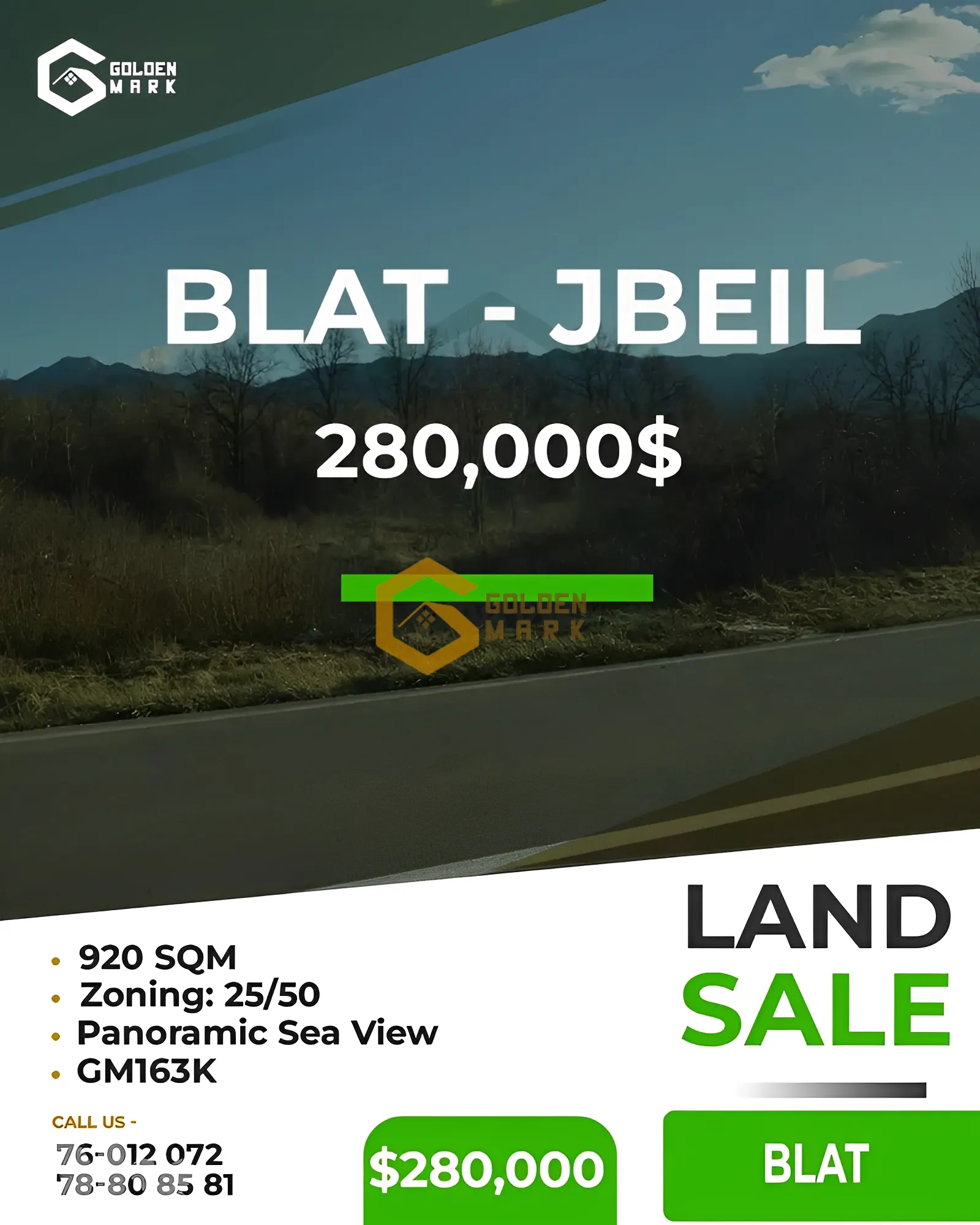 Land for Sale in Blat