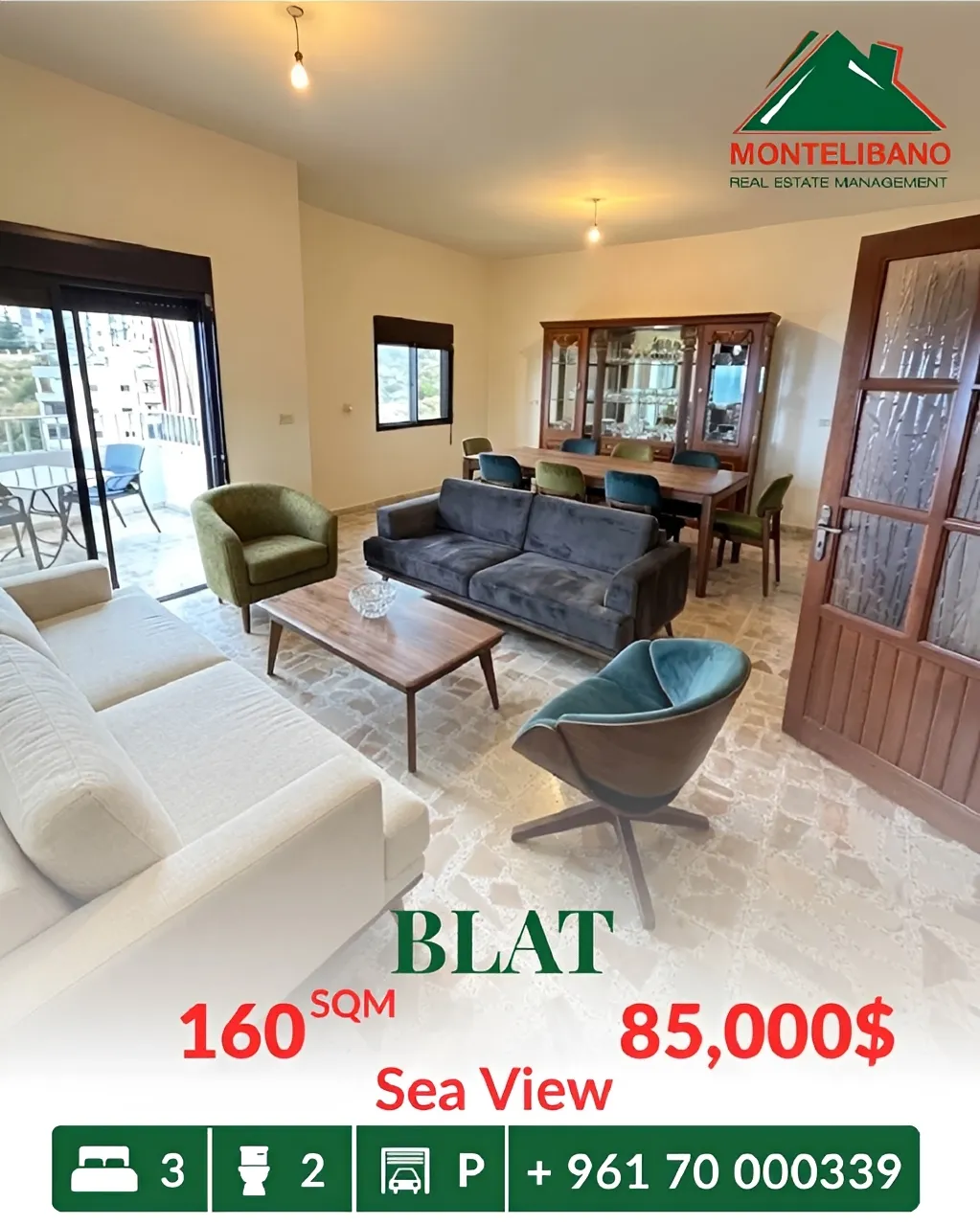 Apartment for sale in Blat