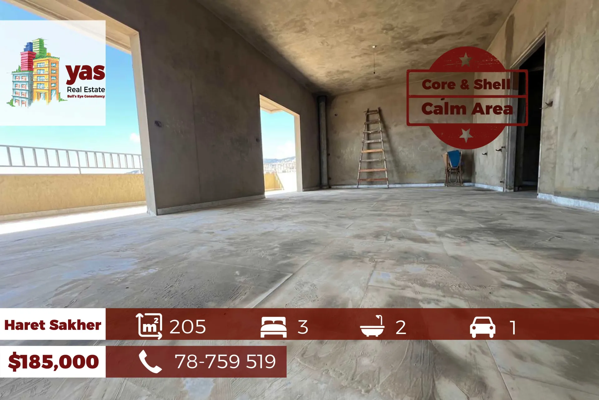 Apartment for Sale in Haret Sakhr - 3 bed, 2 bath