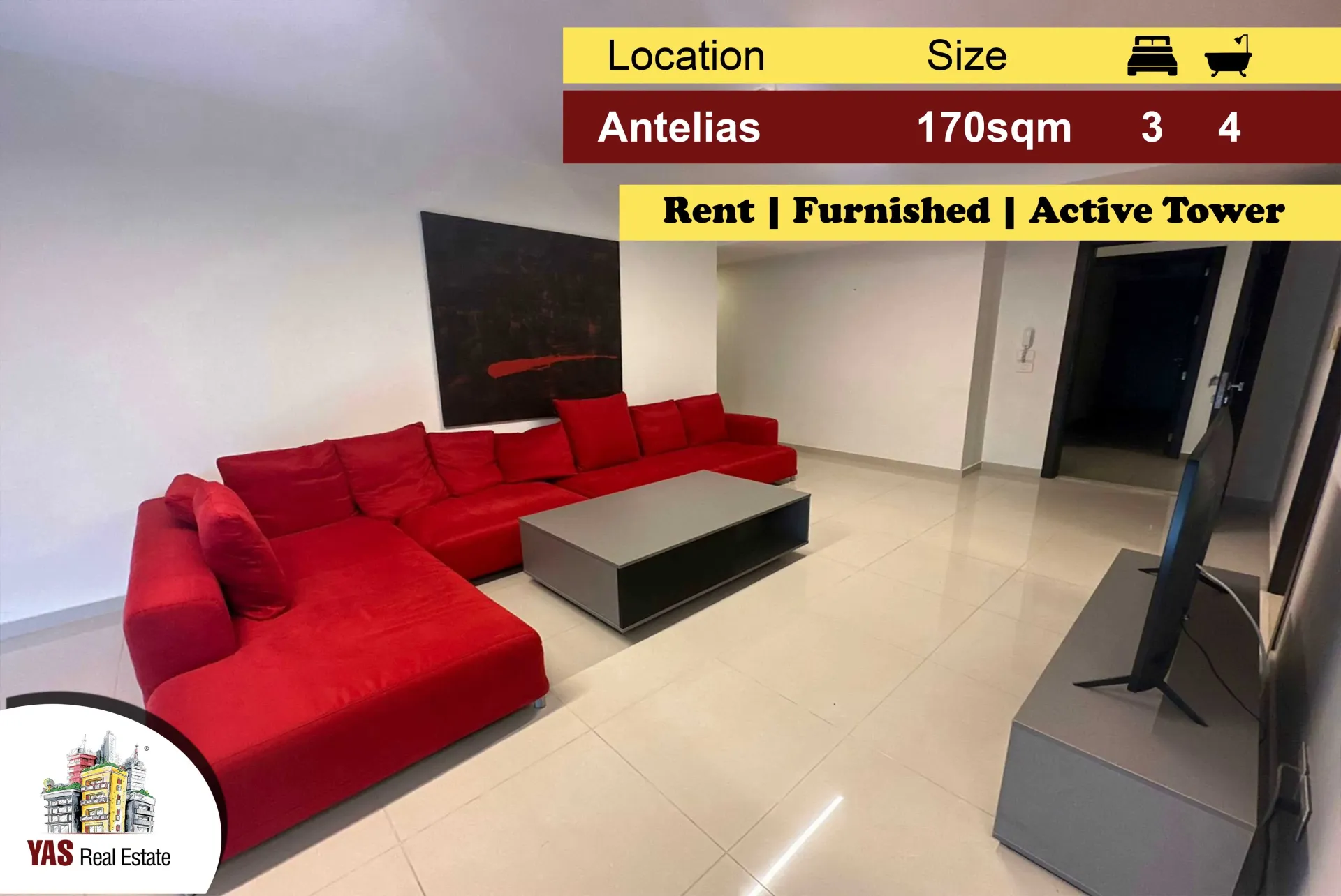 Apartment for Rent in Antelias