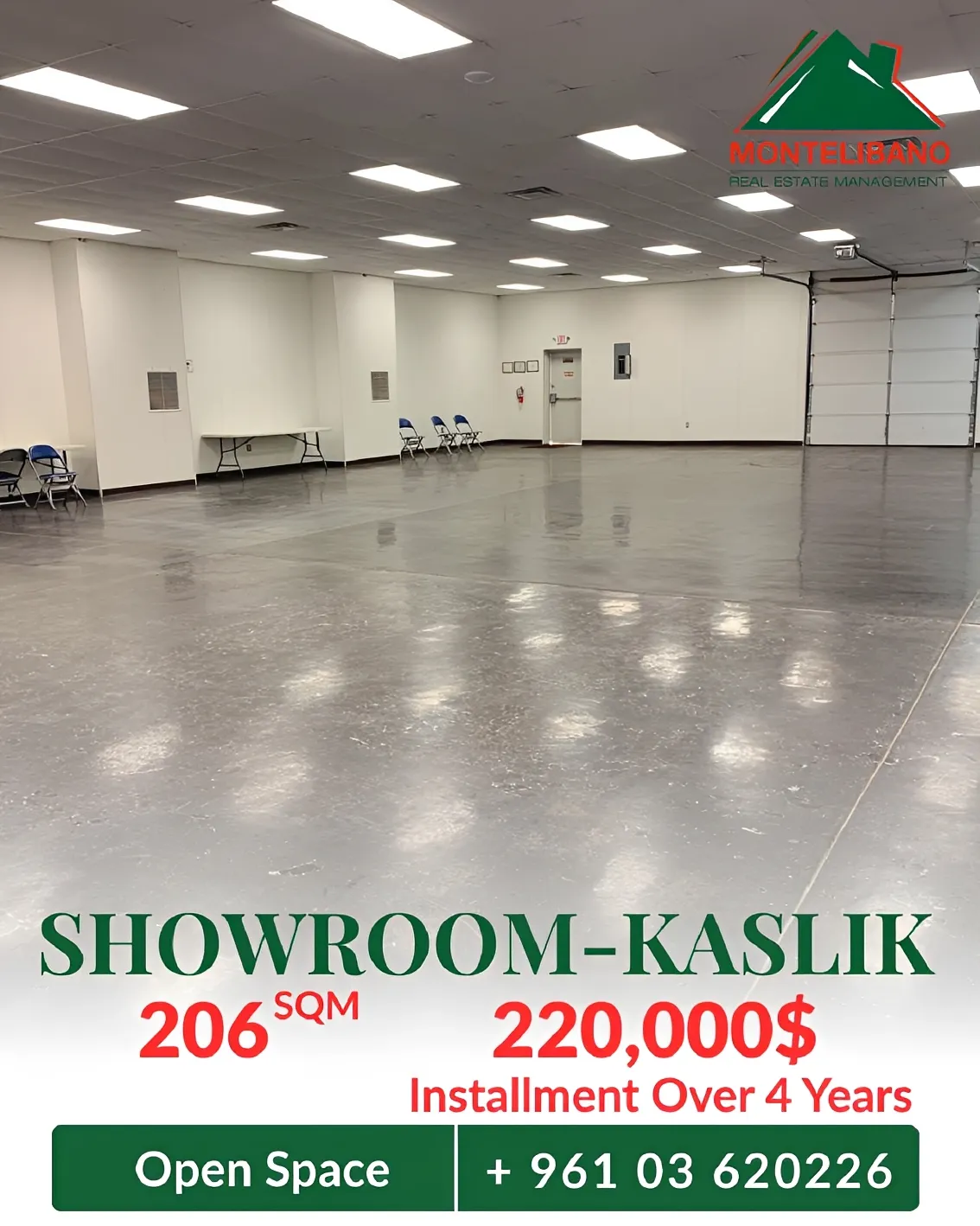 Showroom for sale in Kaslik, Lebanon