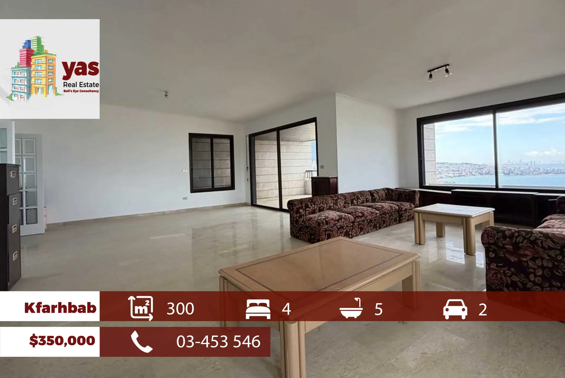 Apartment for Sale in Kfar Hbab - 4 bed, 5 bath