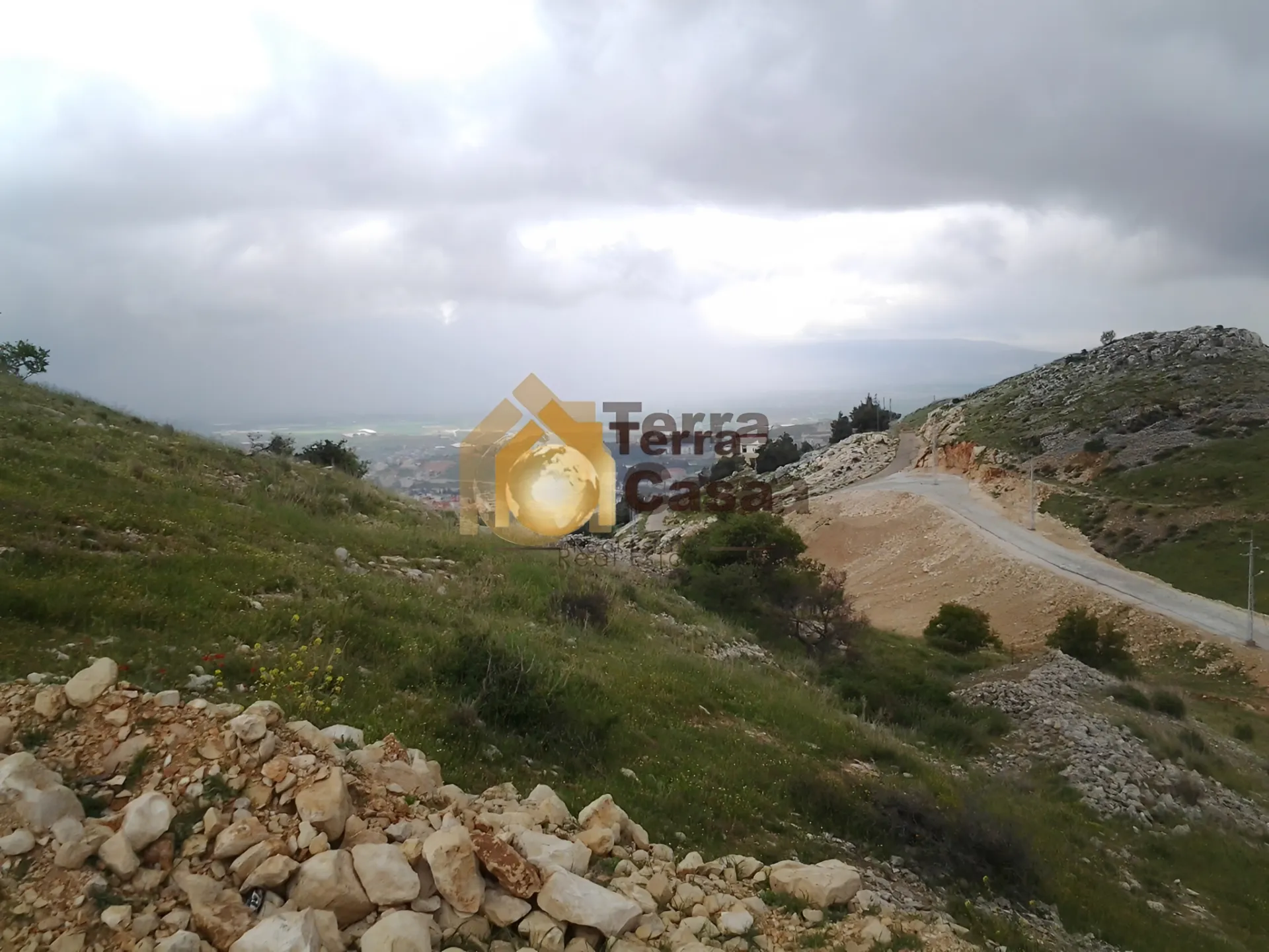 Land for Sale in Wadi el Arayesh Overlooking Zahle For Sale Ref5531