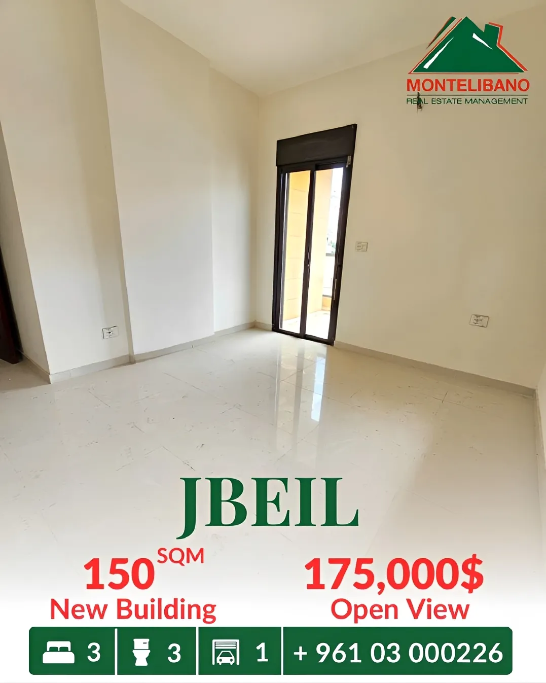Apartment for sale in Jbeil, Lebanon
