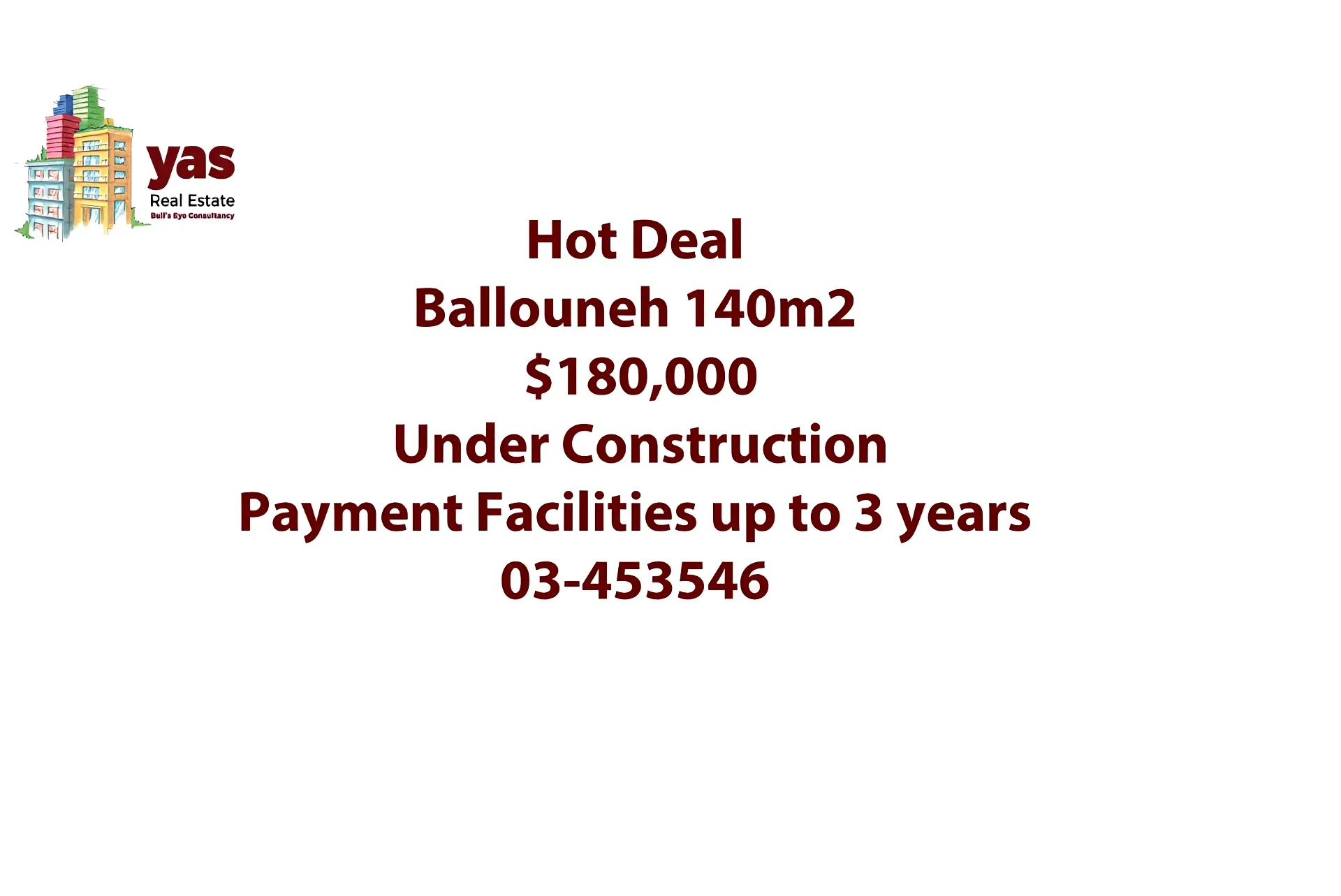 Apartment for Sale in Ballouneh