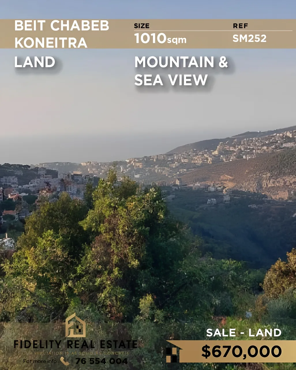 Residential Land for sale in Beit Chabeb, Lebanon