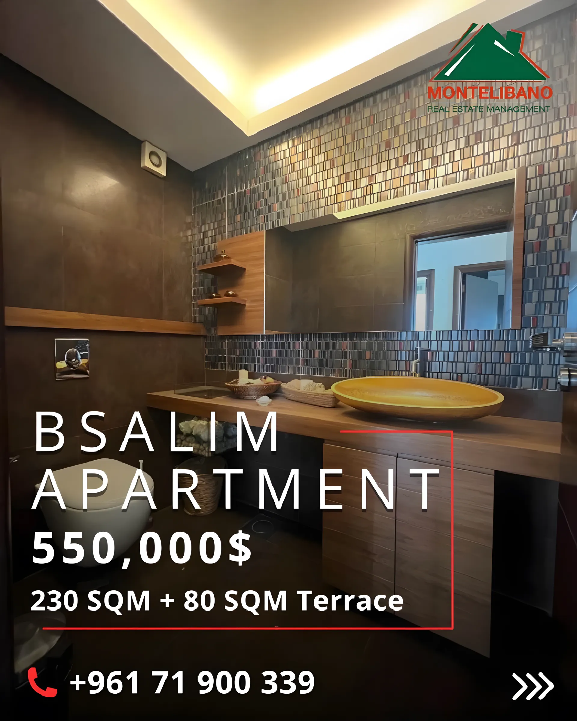 Apartment for sale in Bsalim, Lebanon