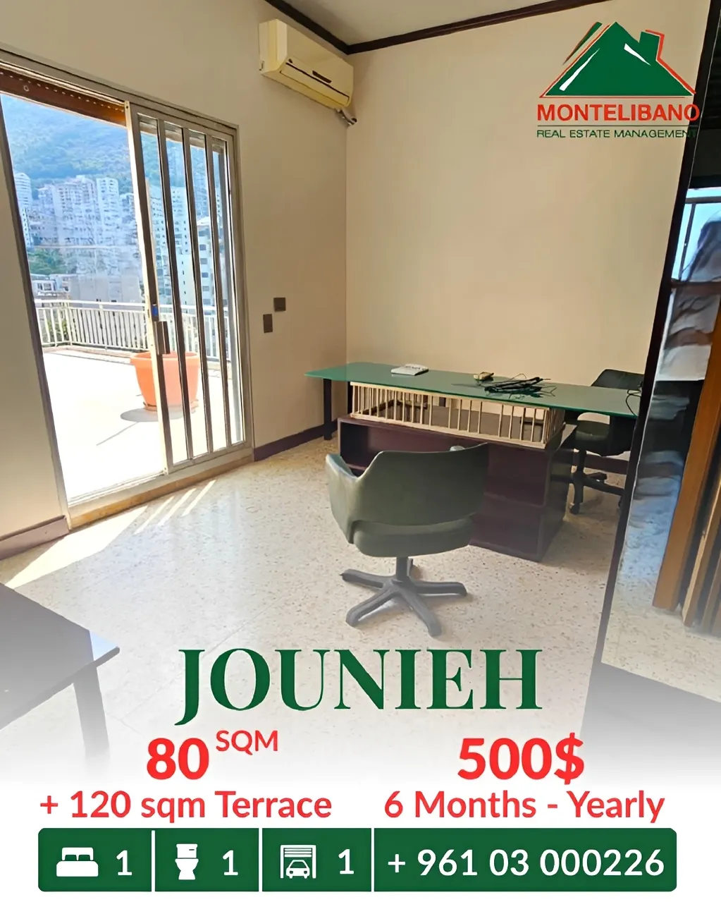 Apartment for rent in Jounieh, Lebanon