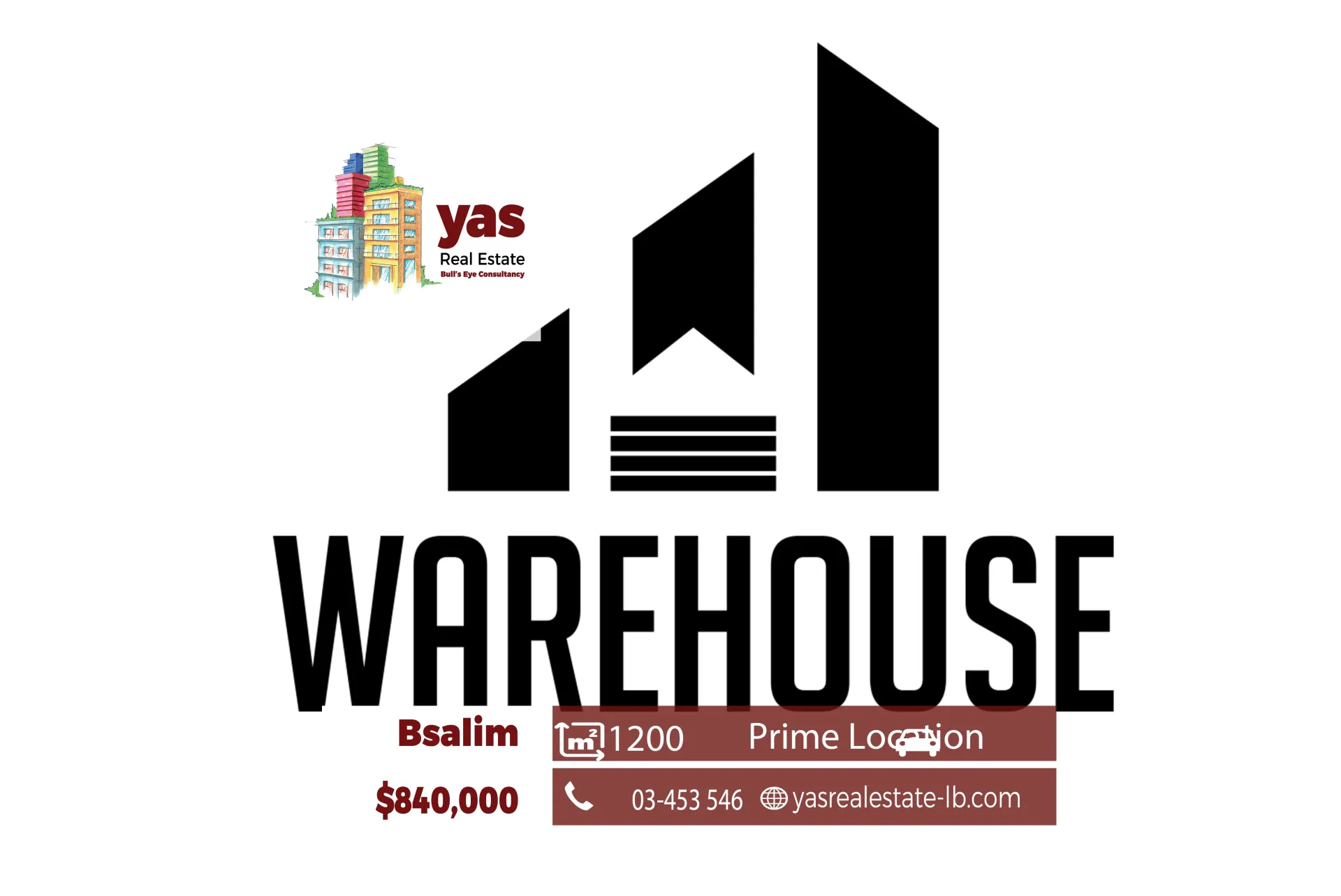 Warehouse for Sale in Bsalim