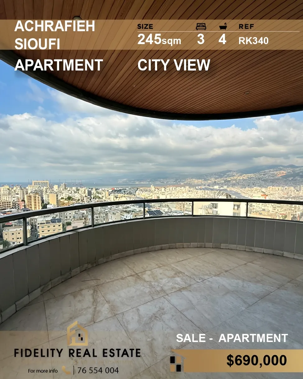 Apartment for sale in Achrafieh