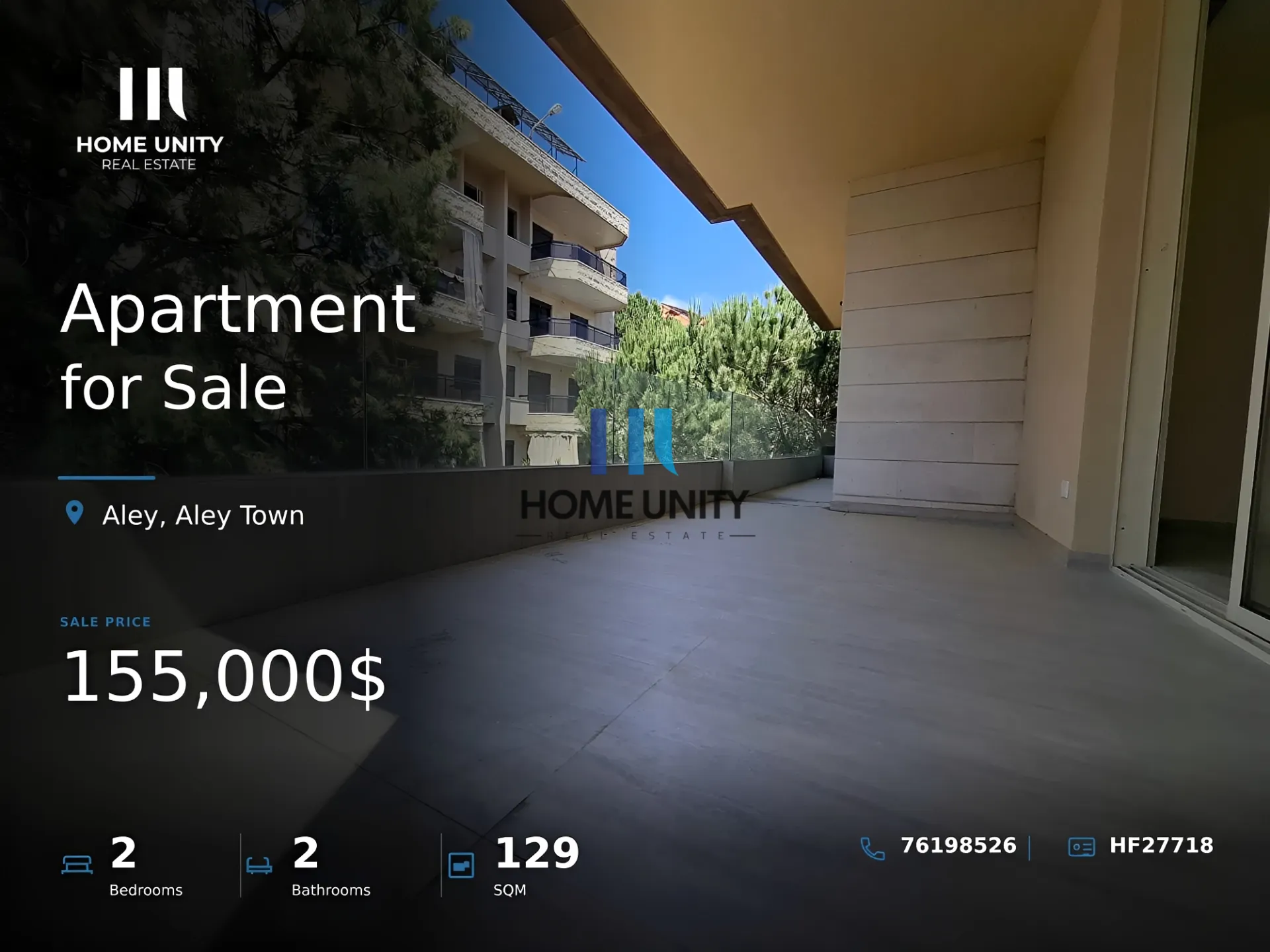 Apartment for Sale in Aley