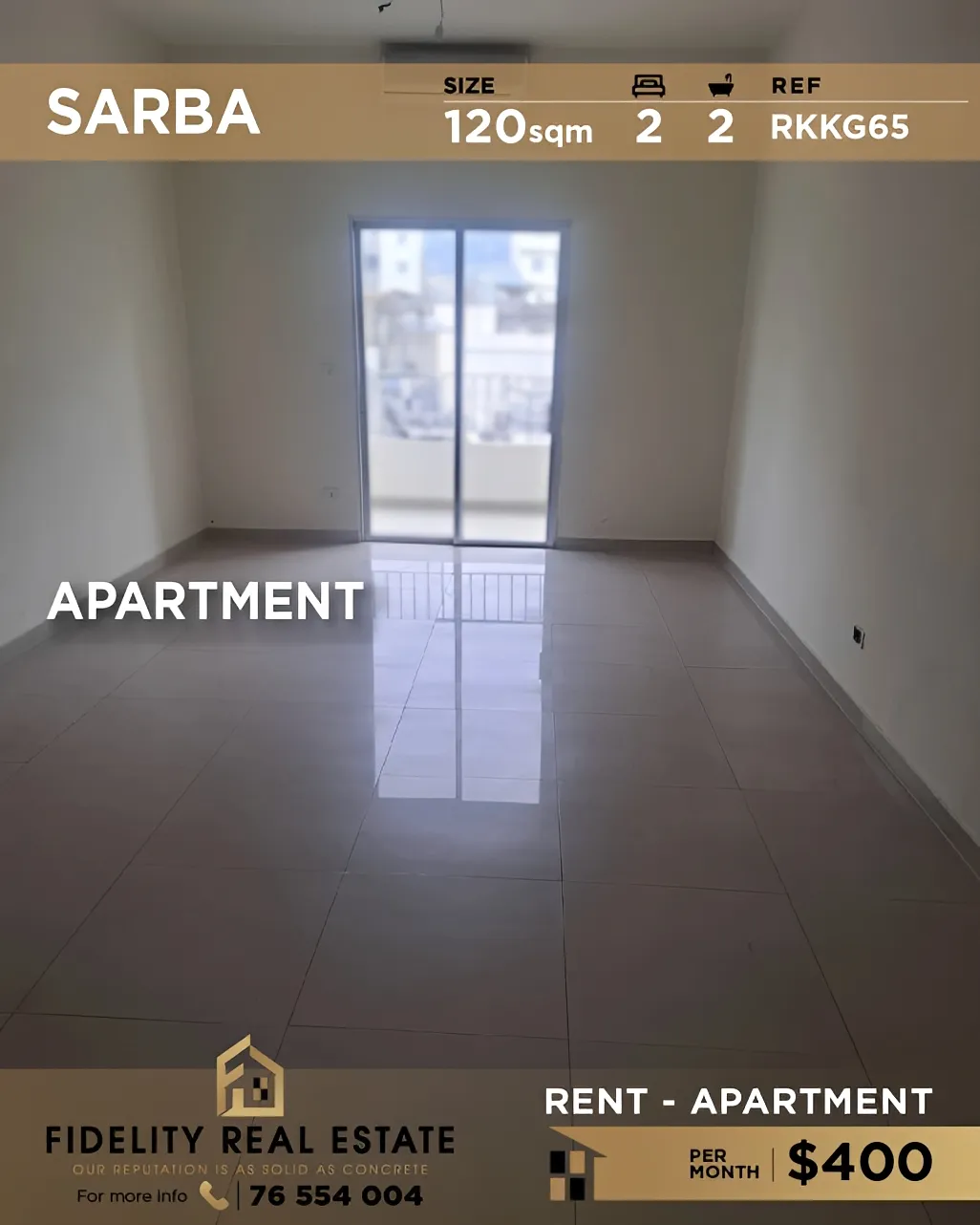 Apartment for rent in Sarba, Lebanon - 2 bed, 2 bath